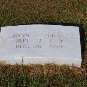 Johnson, Evelyn (Poythress) 1910 - 1999; dtr of Robert Lee Poythress (b.1871); her 2nd husb was Bolling Harvey Johnson
Magnolia; 2638 23rd Av; Meridian, MS
Lot 33, Section 79